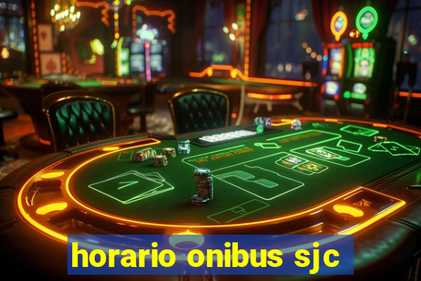 horario onibus sjc